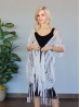 Lace Kimono W/ Embroidered Pattern